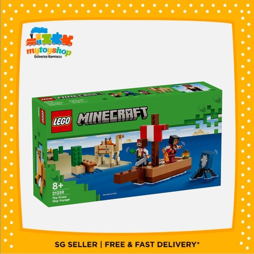 LEGO 21259 Minecraft The Pirate Ship Voyage
