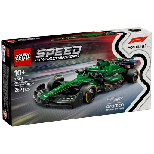 LEGO 77245 Speed Champions Aston Martin Aramco F1 AMR24 Race Car