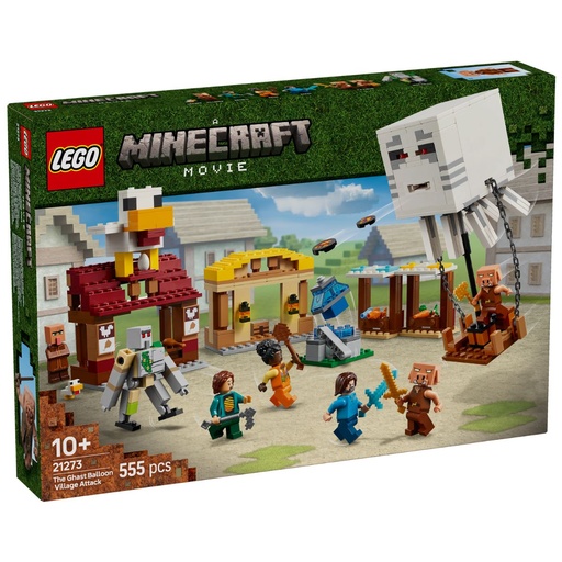 LEGO 21273 Minecraft The Ghast Balloon Village Attack