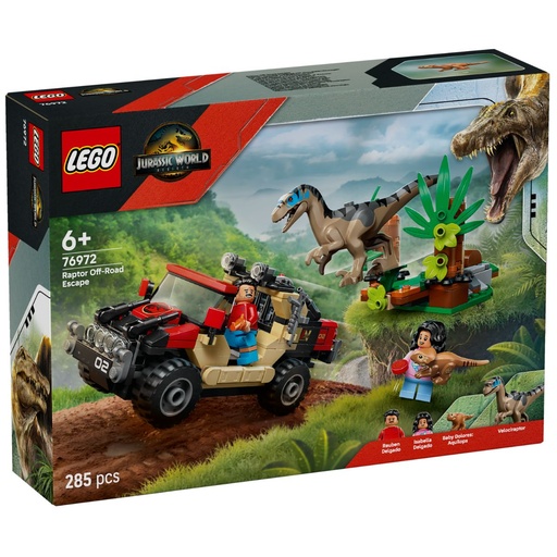 LEGO 76972 Jurassic World Raptor Off Road Escape