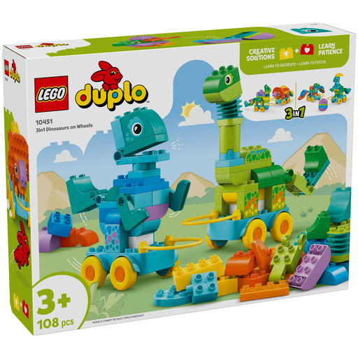LEGO 10451 Duplo 3in1 Dinosaurs on Wheels