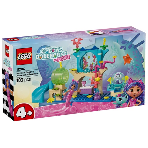 LEGO 11204 Gabby’s Dollhouse Mermaid Gabby’s Aquarium Adventure