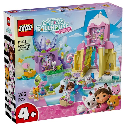 LEGO 11205 Gabby’s Dollhouse Sweet Treat Mountain &amp; Kitty Garden