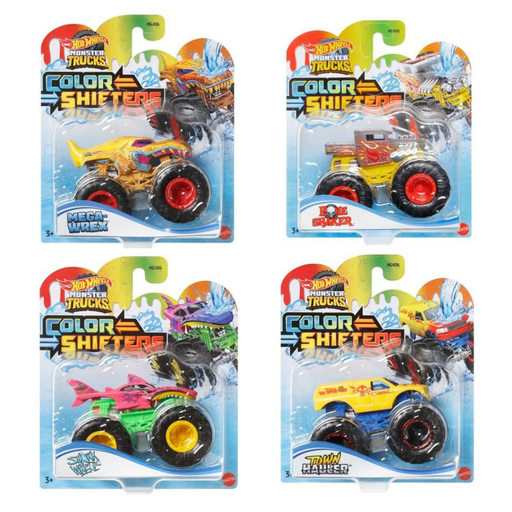 Hot Wheels Monster Trucks 1:64 Color Shifters Trucks - Random