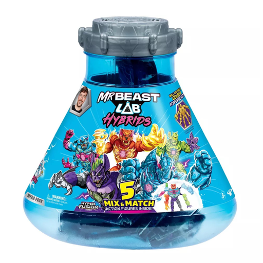 MrBeast Lab Hybrids Figure 5 Pack Hyper Fusion Lab