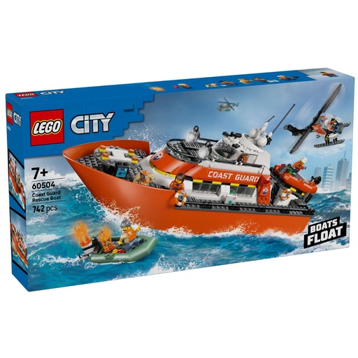 LEGO 60504 City Coast Guard Rescue Boat N Helicopter