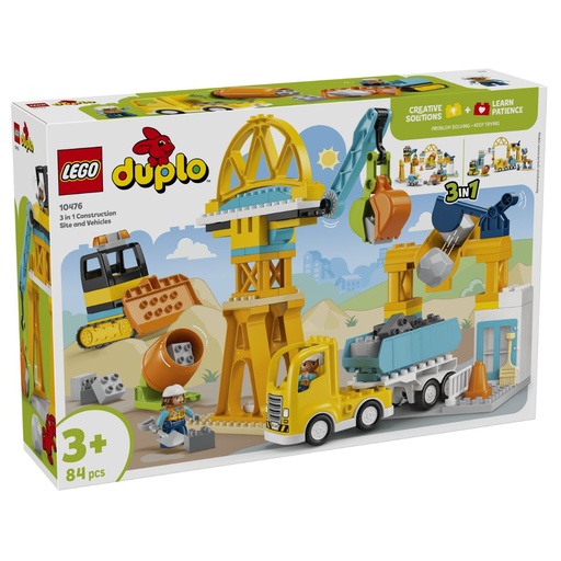 LEGO 10476 DUPLO 3 in 1 Construction Site and Vehicles