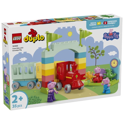 LEGO 10466 DUPLO Peppa Pig Train Ride with Grandpa Pig